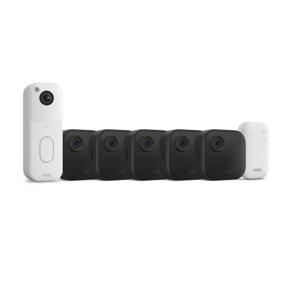 Wireless Smart Security Camera System with Video Doorbell J81600