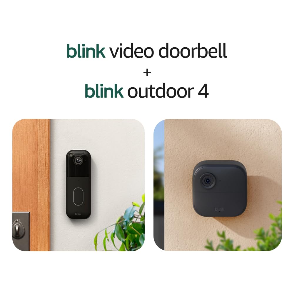 Wireless Smart Security Camera System with Video Doorbell J81600