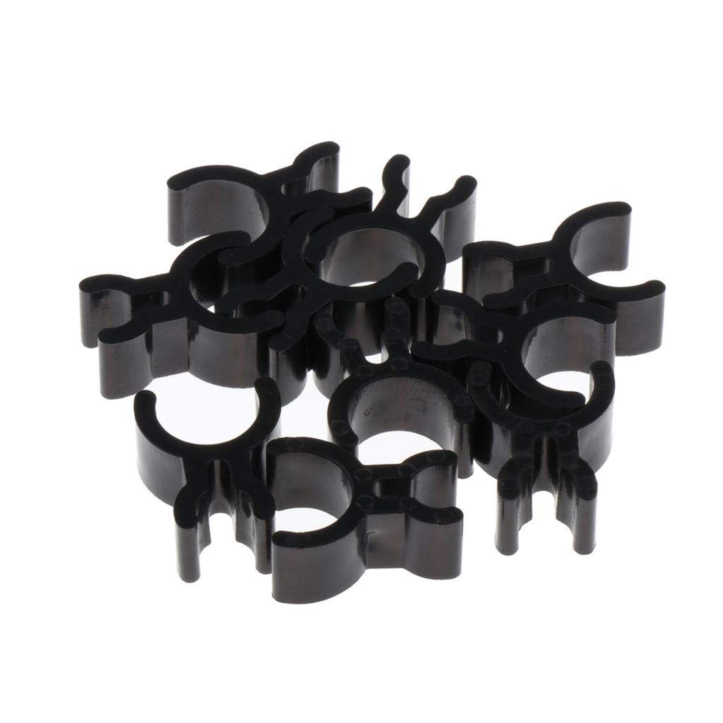 Black Brass Instrument Pen Clip 10pcs W1220