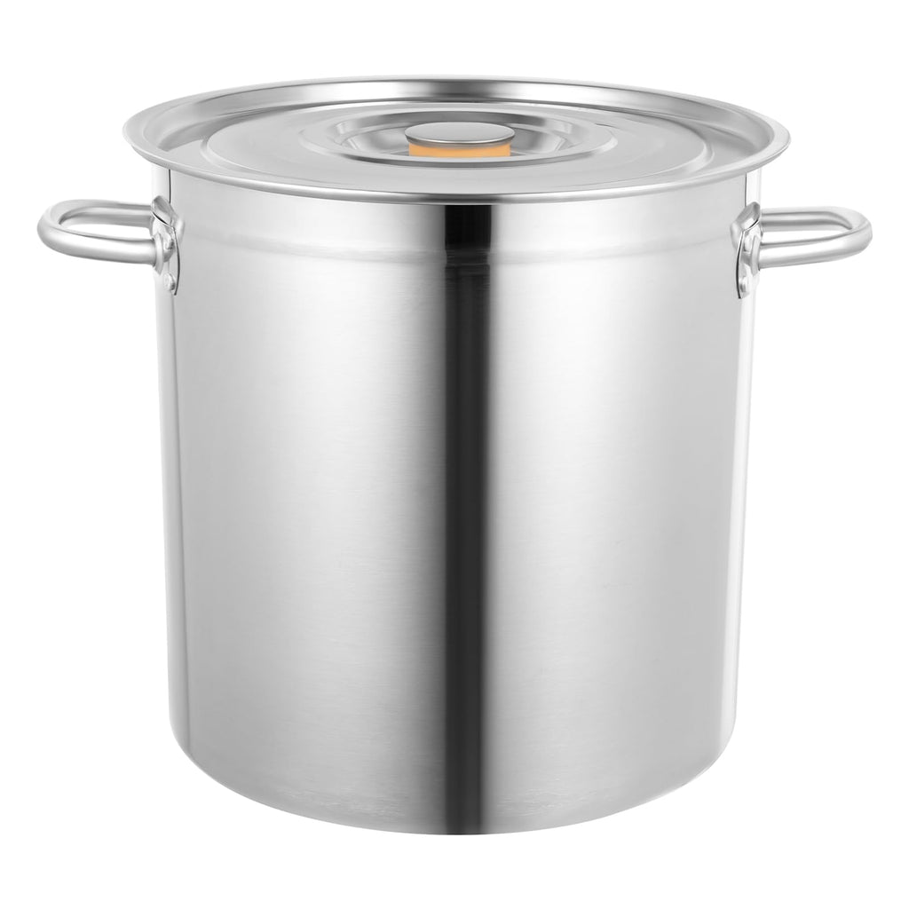 35L Stainless Steel Stockpot with Lid N627