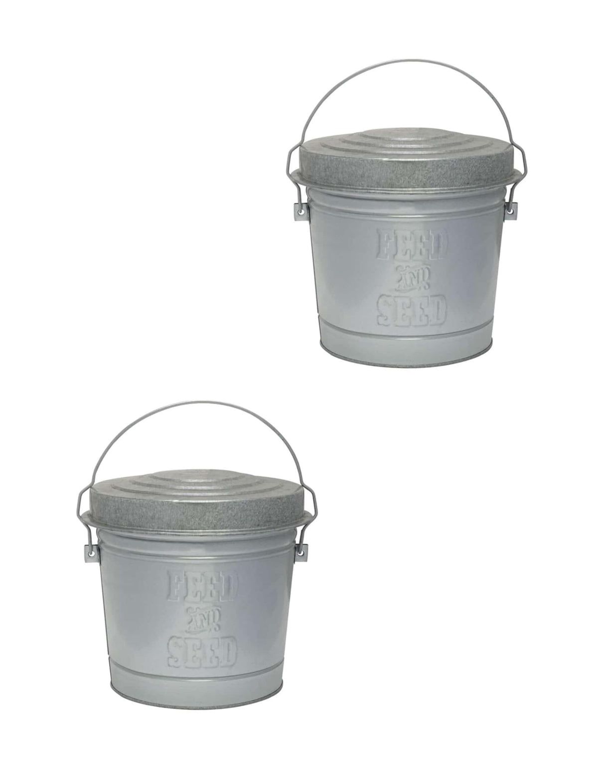 6 Gallon Locking Lid Feed & Seed Can 2 Pack M558998