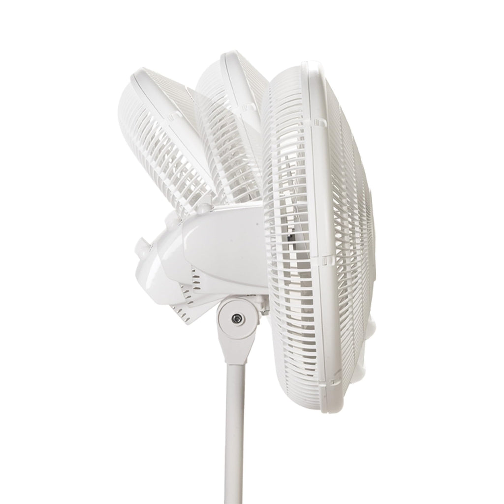 16" Oscillating 3-Speed Pedestal Fan White N442517