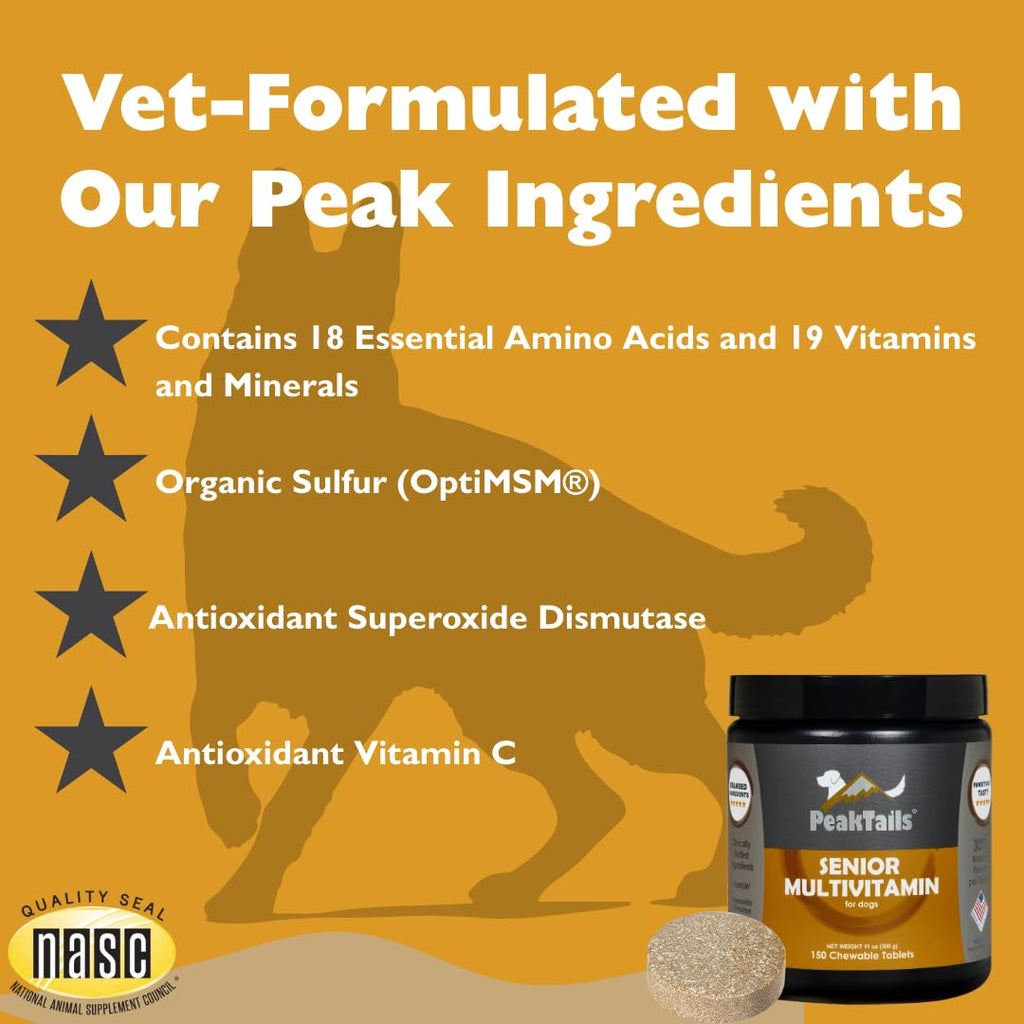 Senior Multivitamin for Dogs, 150 Count T95468