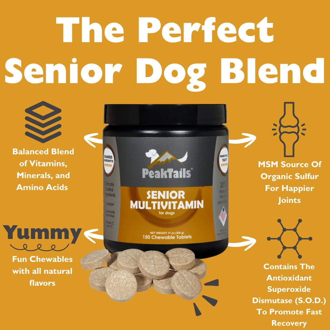 Senior Multivitamin for Dogs, 150 Count T95468