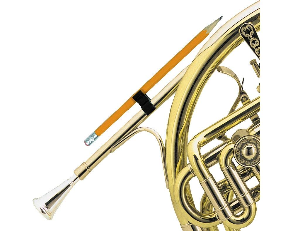 Black Brass Instrument Pen Clip 10pcs W1220