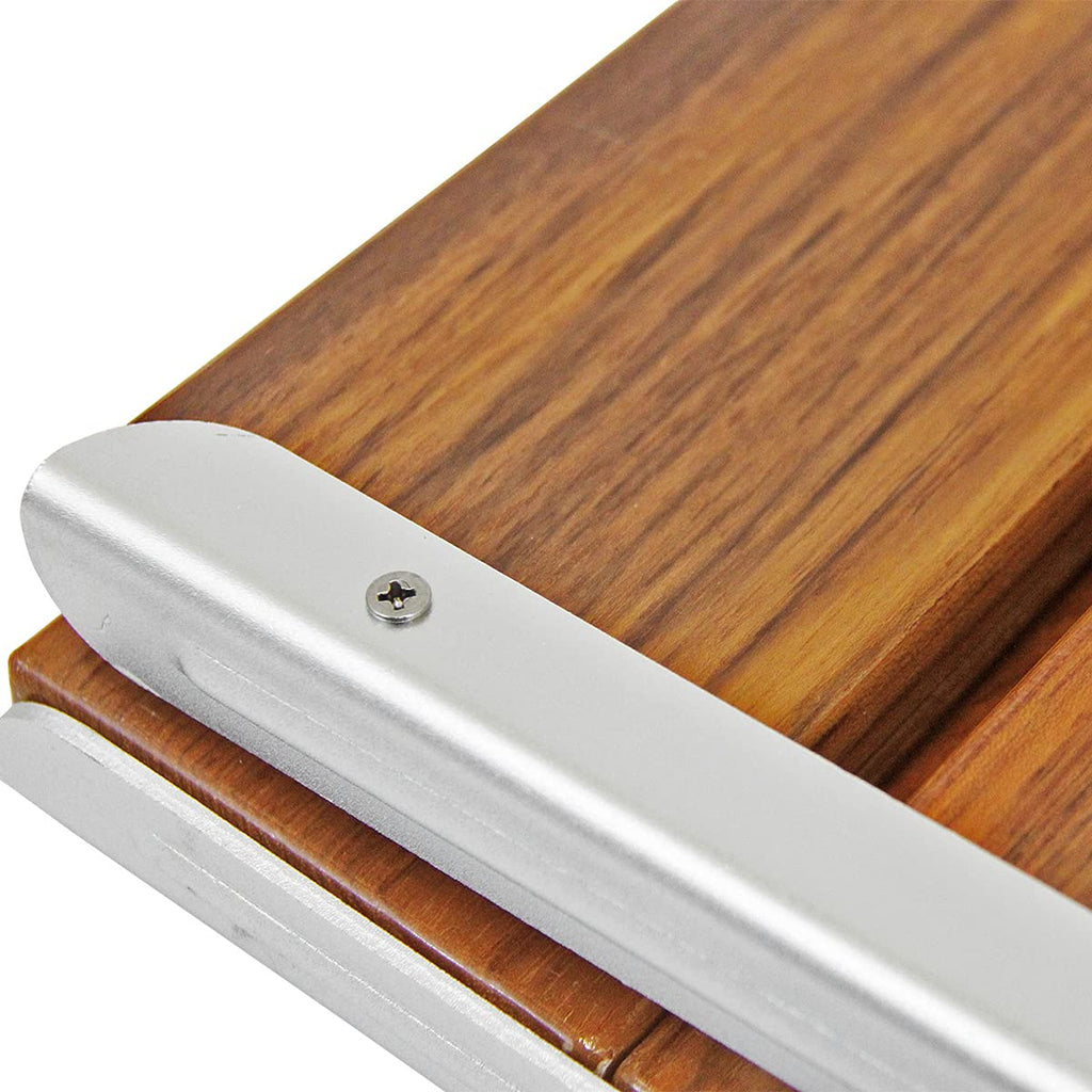18" Folding Teak Wood Shower Bench Seat G790517