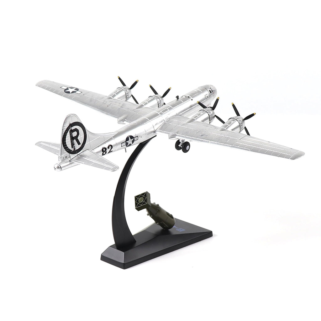 1/144 B-29 Bomber Metal Model Kit with Stand Diecast Airplane K7627