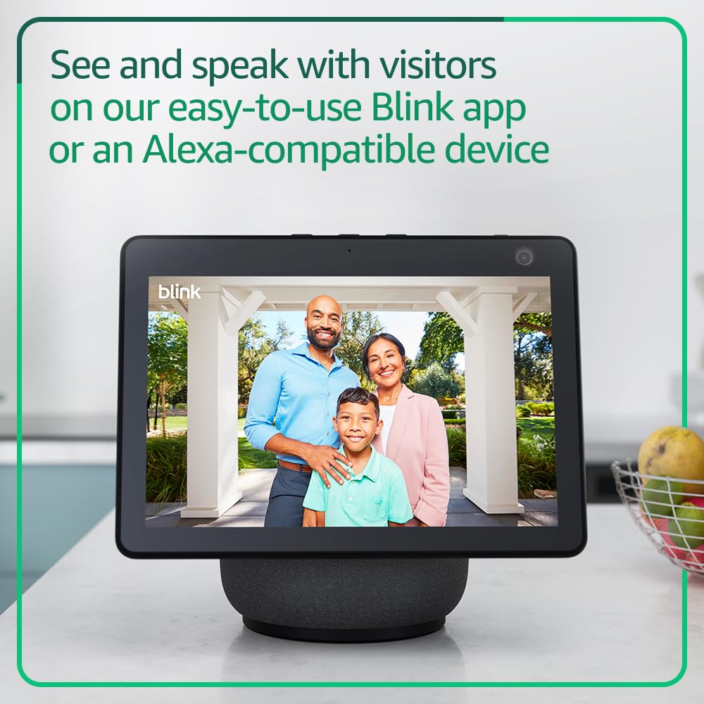 Wireless Smart Security Camera System with Video Doorbell J81600