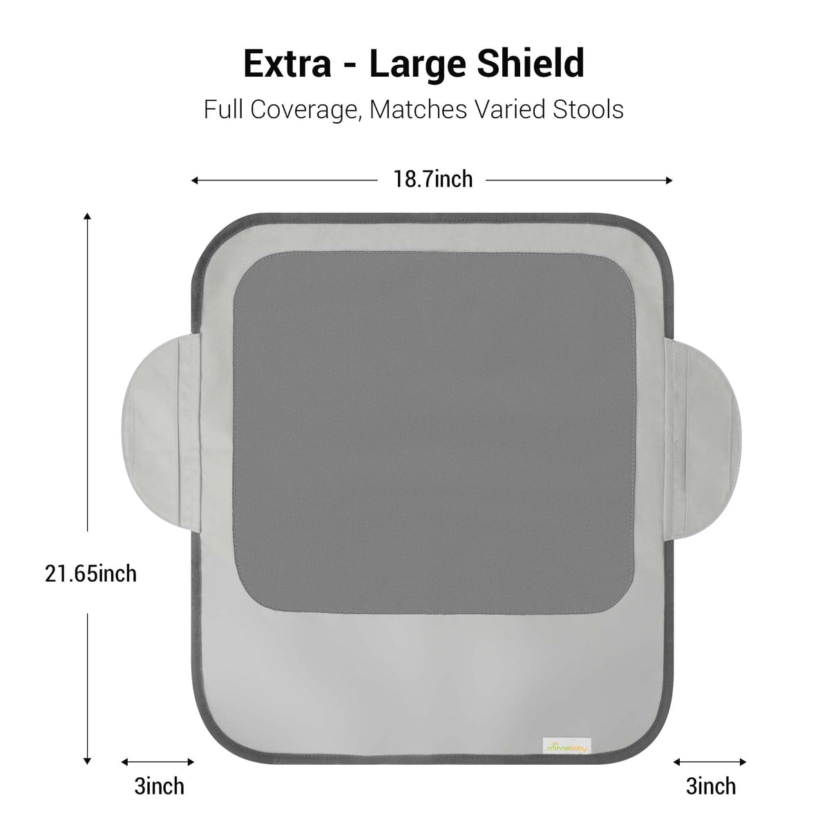 Extra Large Grey Booster Chair Protector Cover Q4429