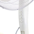 16 Inch 3 Speeds White Oscillating Stand Fan X72176