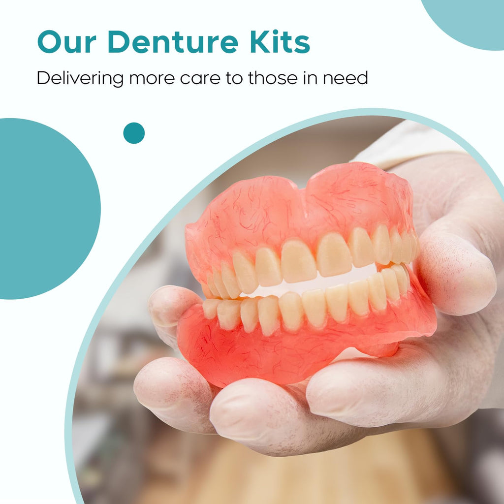 DIY Denture Kit Full Set Top & Bottom Fake Teeth T98250