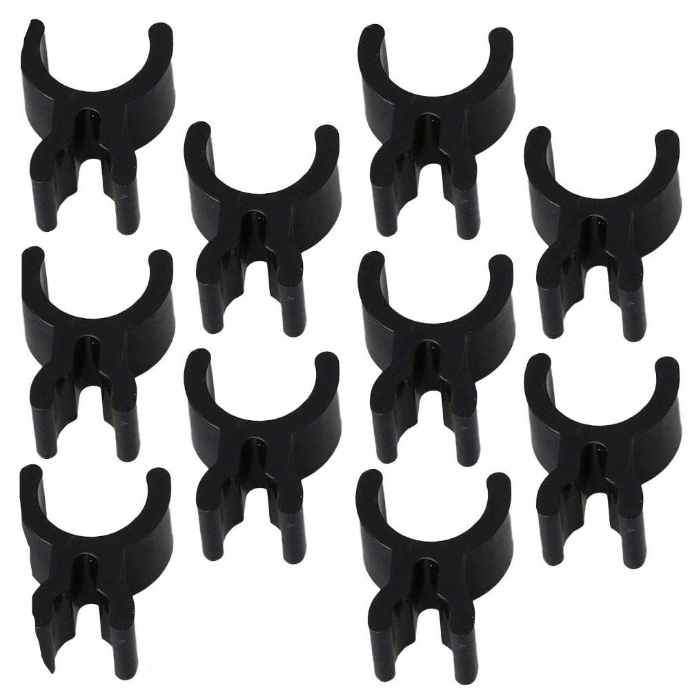Black Brass Instrument Pen Clip 10pcs W1220