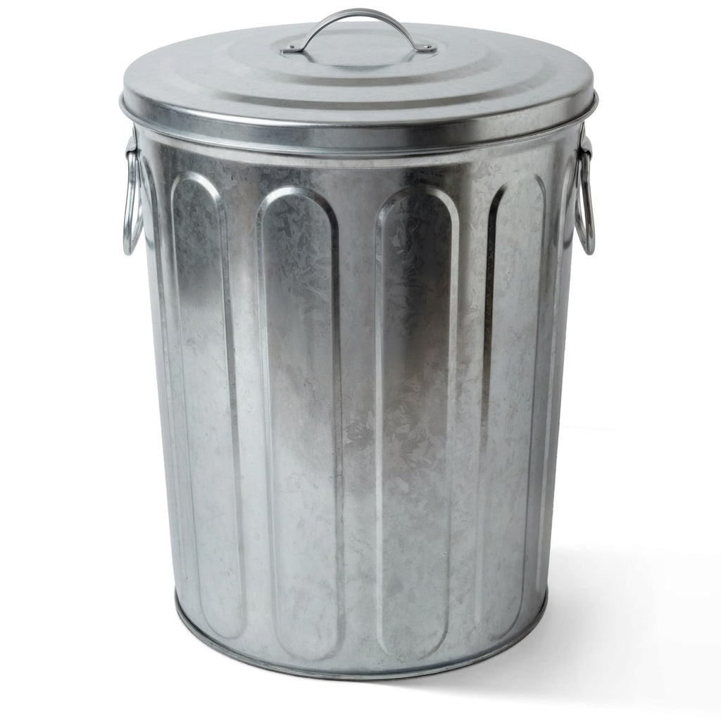 5 Gallon Metal Trash Can with Lid Y21283