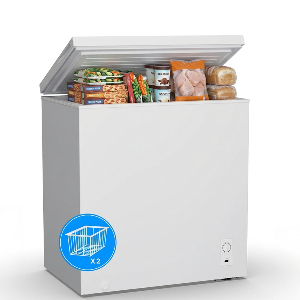 5.1 Cu.Ft Chest Freezer with 2 Removable Baskets E416