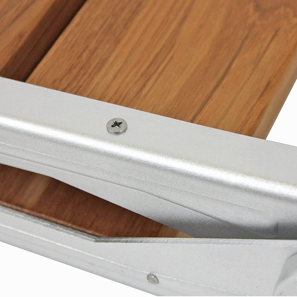 18" Folding Teak Wood Shower Bench Seat G790517