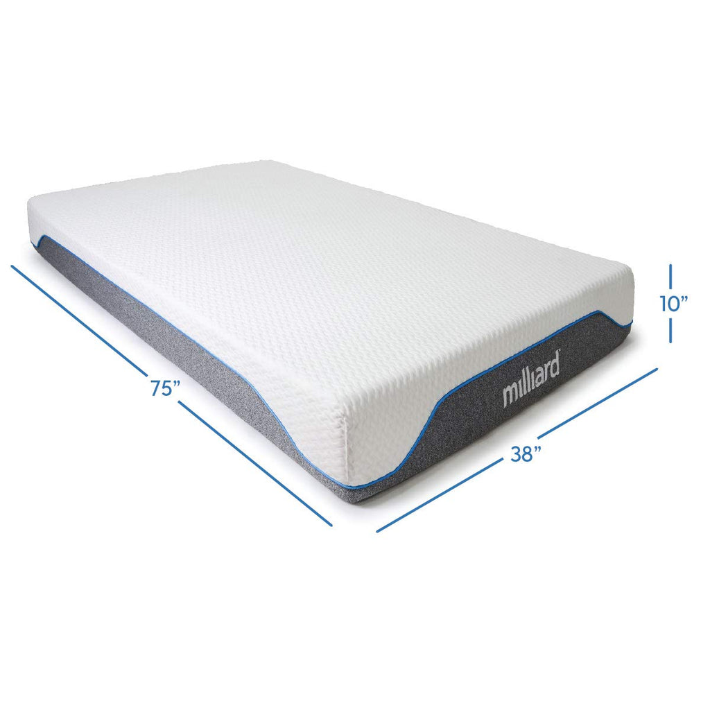 10-Inch Firm Memory Foam Twin Size Mattress Q8812