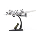 1/144 B-29 Bomber Metal Model Kit with Stand Diecast Airplane K7627
