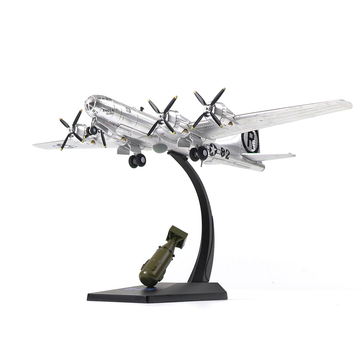 1/144 B-29 Bomber Metal Model Kit with Stand Diecast Airplane K7627