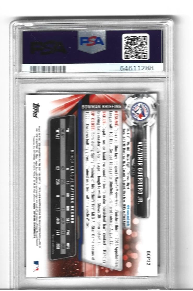 Graded Psa 10 Baseball Rookie Card S15505