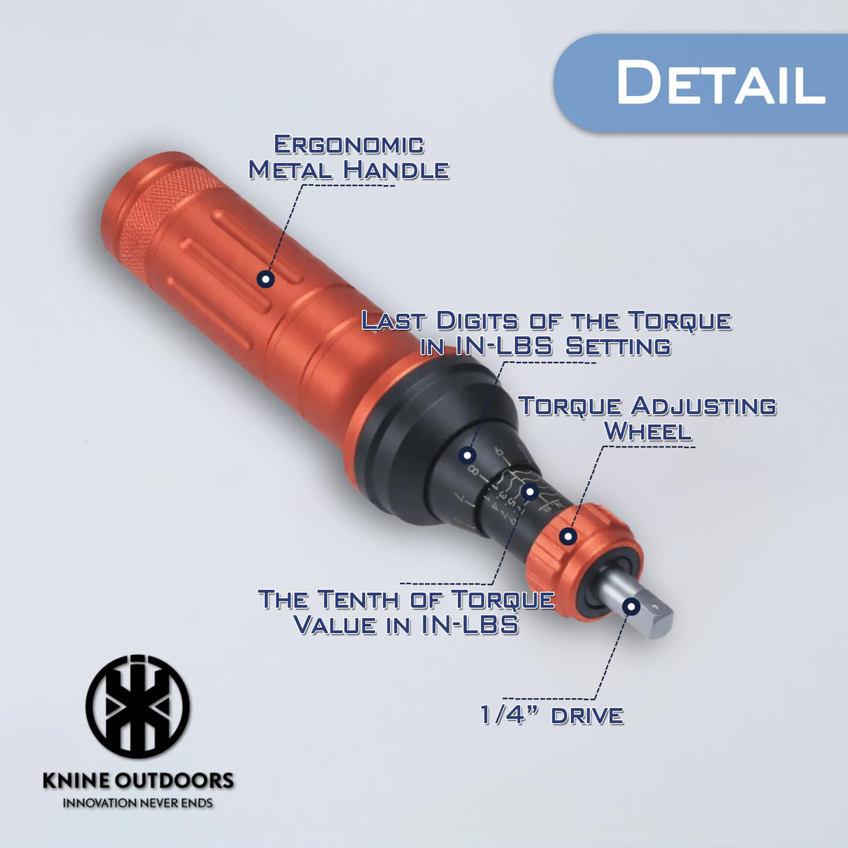Torque Screwdriver Wrench Driver Set 10-80 Inch Pounds 20 Steel Bits R535
