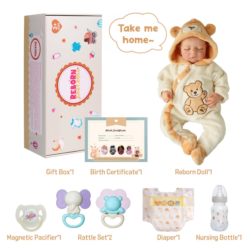 17 Inch Reborn Baby Dolls Boy U98666