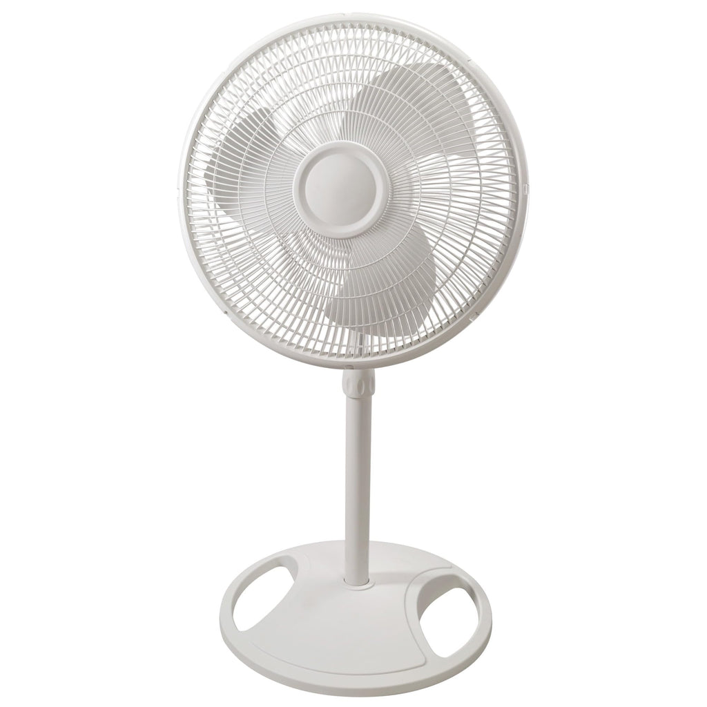 16" Oscillating 3-Speed Pedestal Fan White N442517