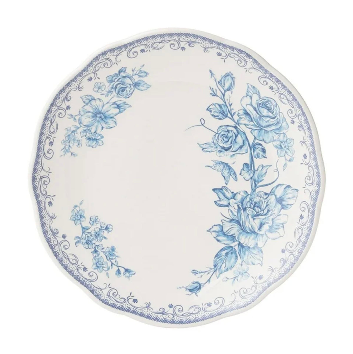 Blue 12-Piece Stoneware Dinnerware Set G14589