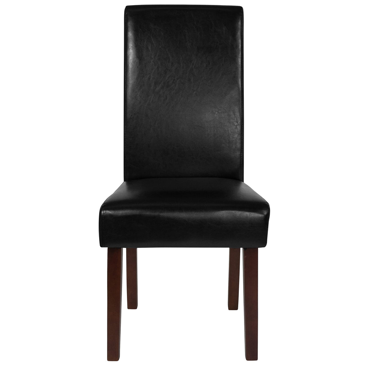 Black Faux Leather Accent Dining Chair A534