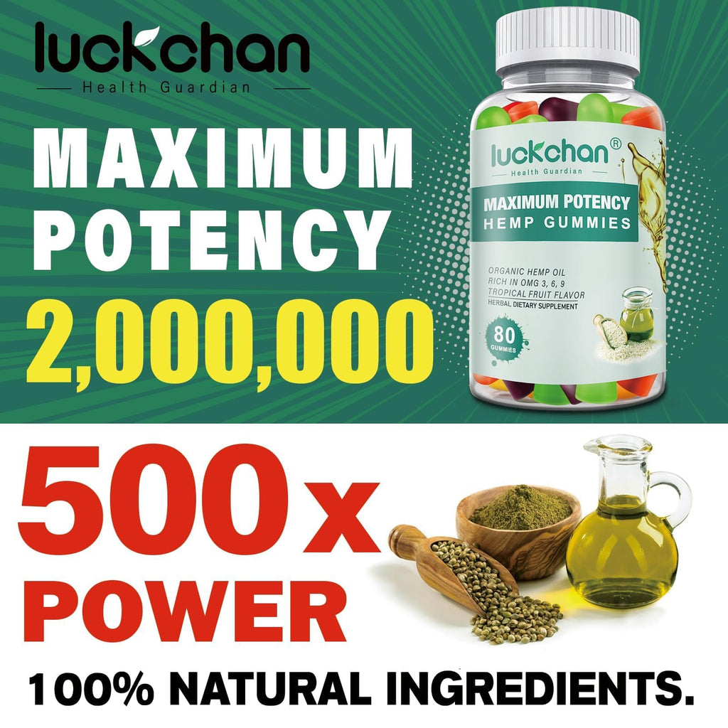 High Potency Organic Hemp Gummies 2 Packs P32970
