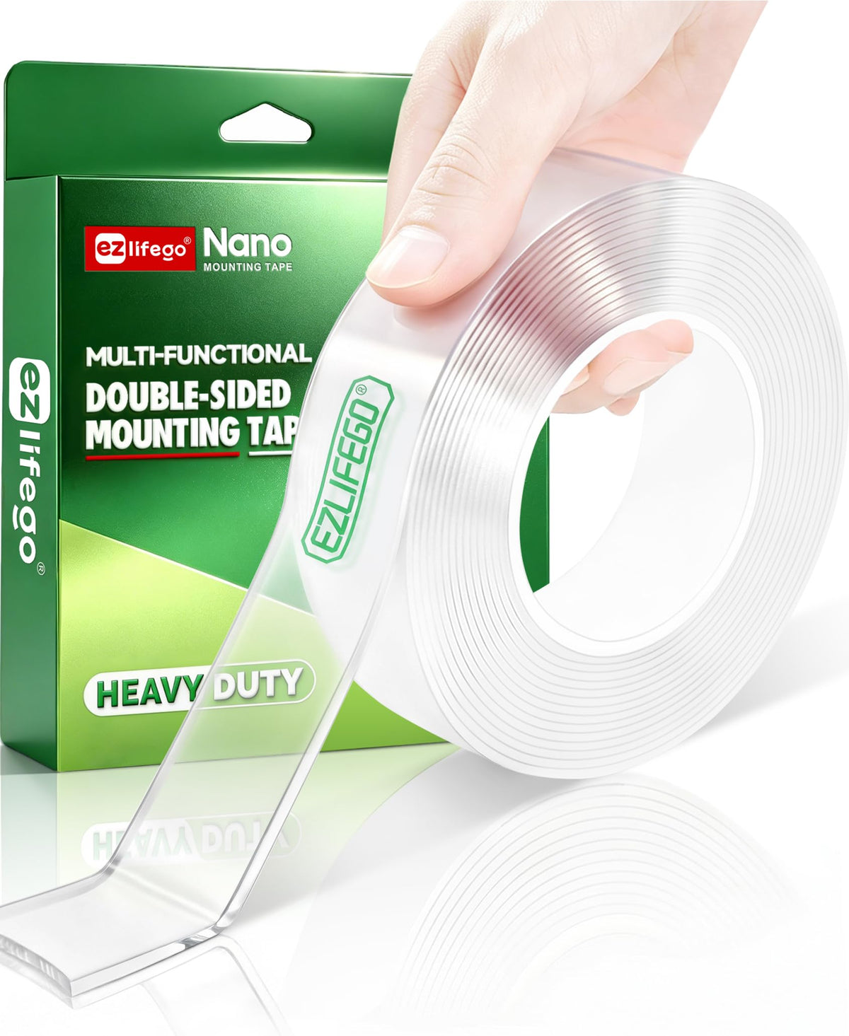 Heavy Duty Double Sided Mounting Tape, 9.85FT A3446