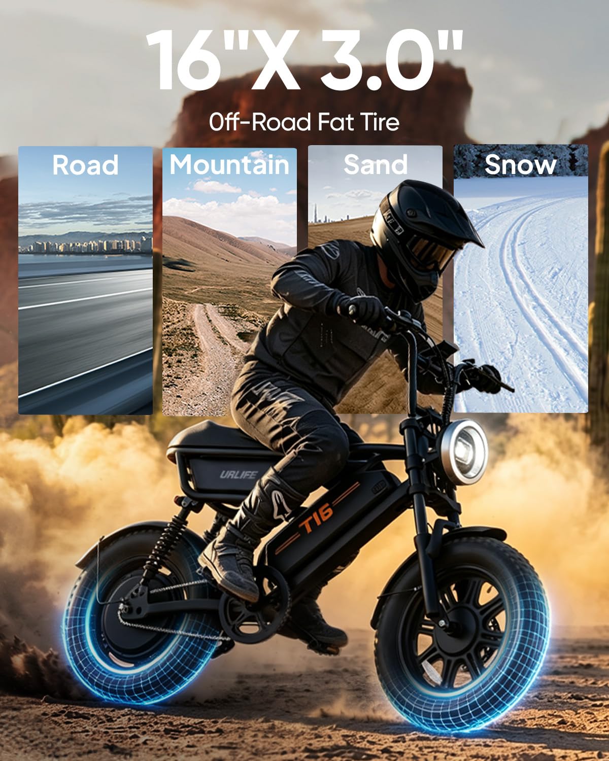 Fat Tire All Terrain Electric Bike D790847