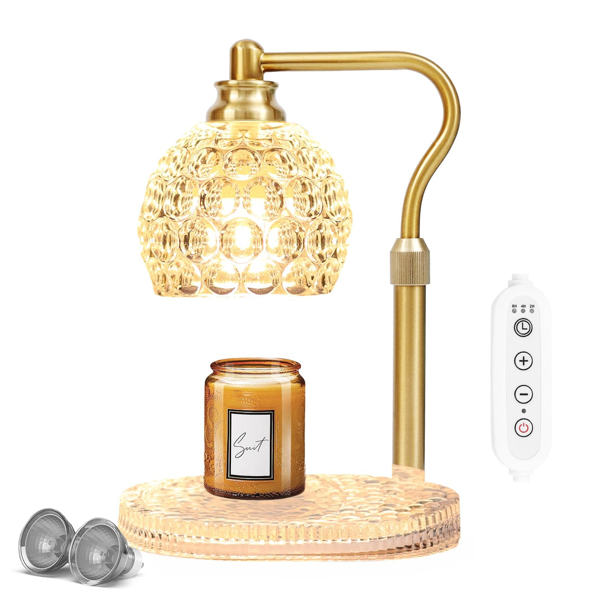 Candle Warmer Lamp with Timer & Dimmer, Height Adjustable G535