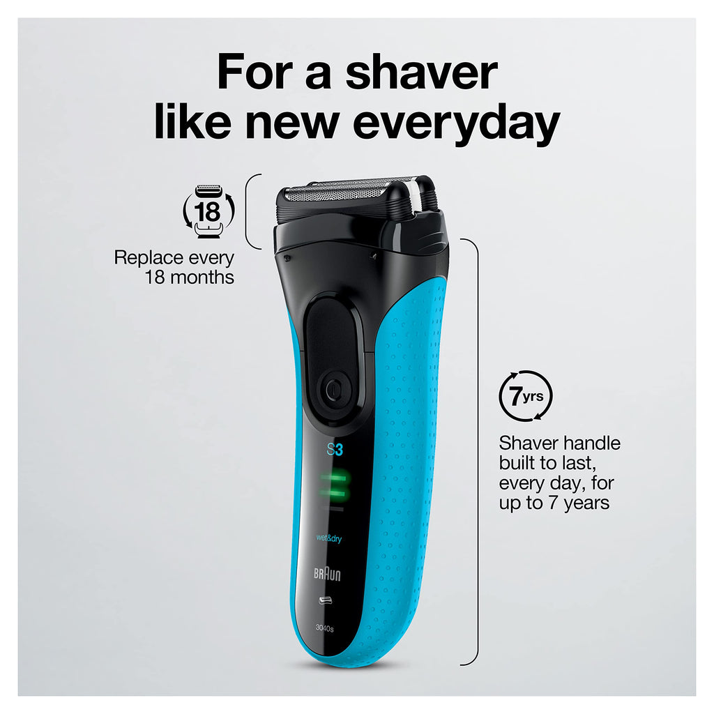 Electric Series 3 Wet & Dry Foil Shaver with Precision Trimmer L922273