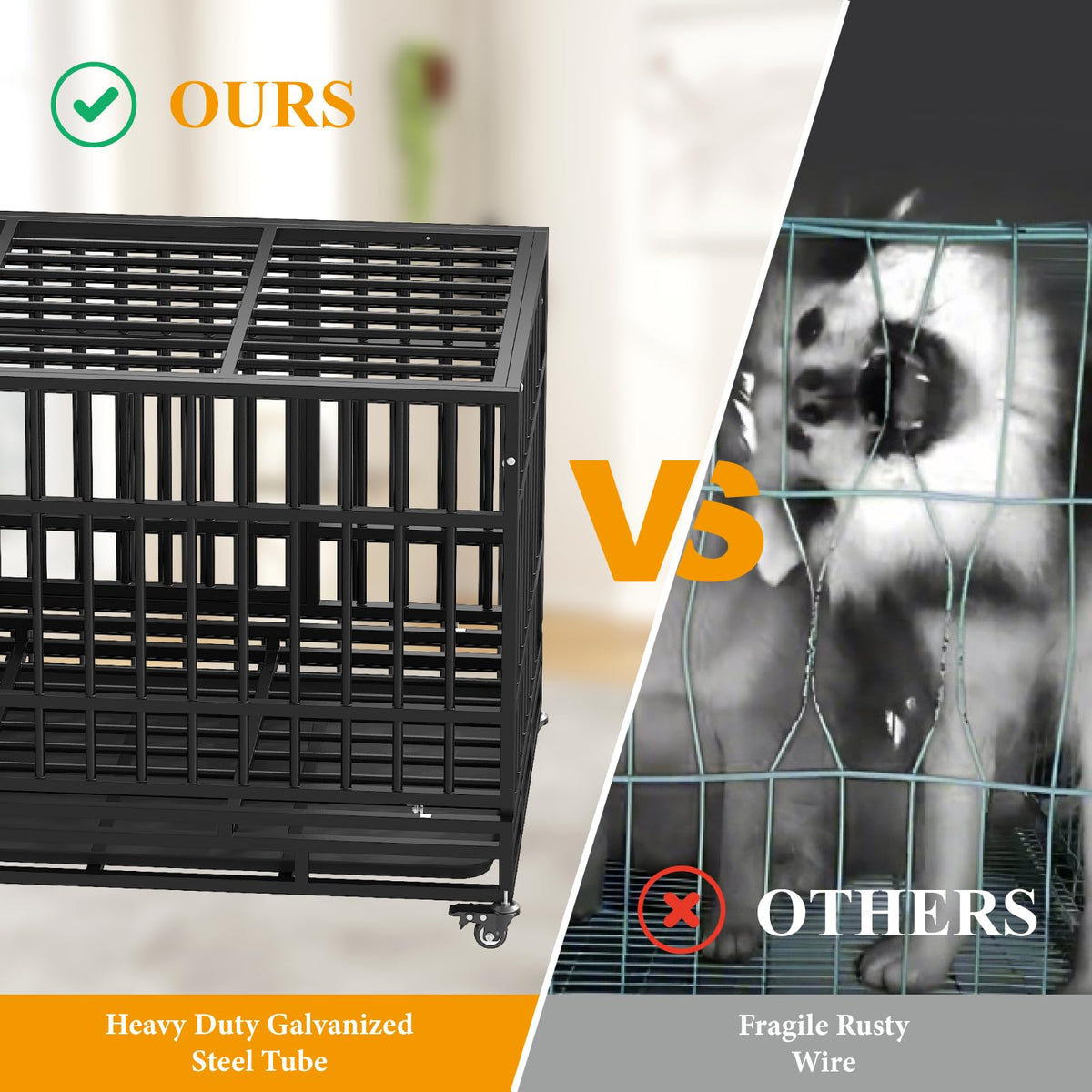 48 Inch Heavy Duty Dog Crates J4392