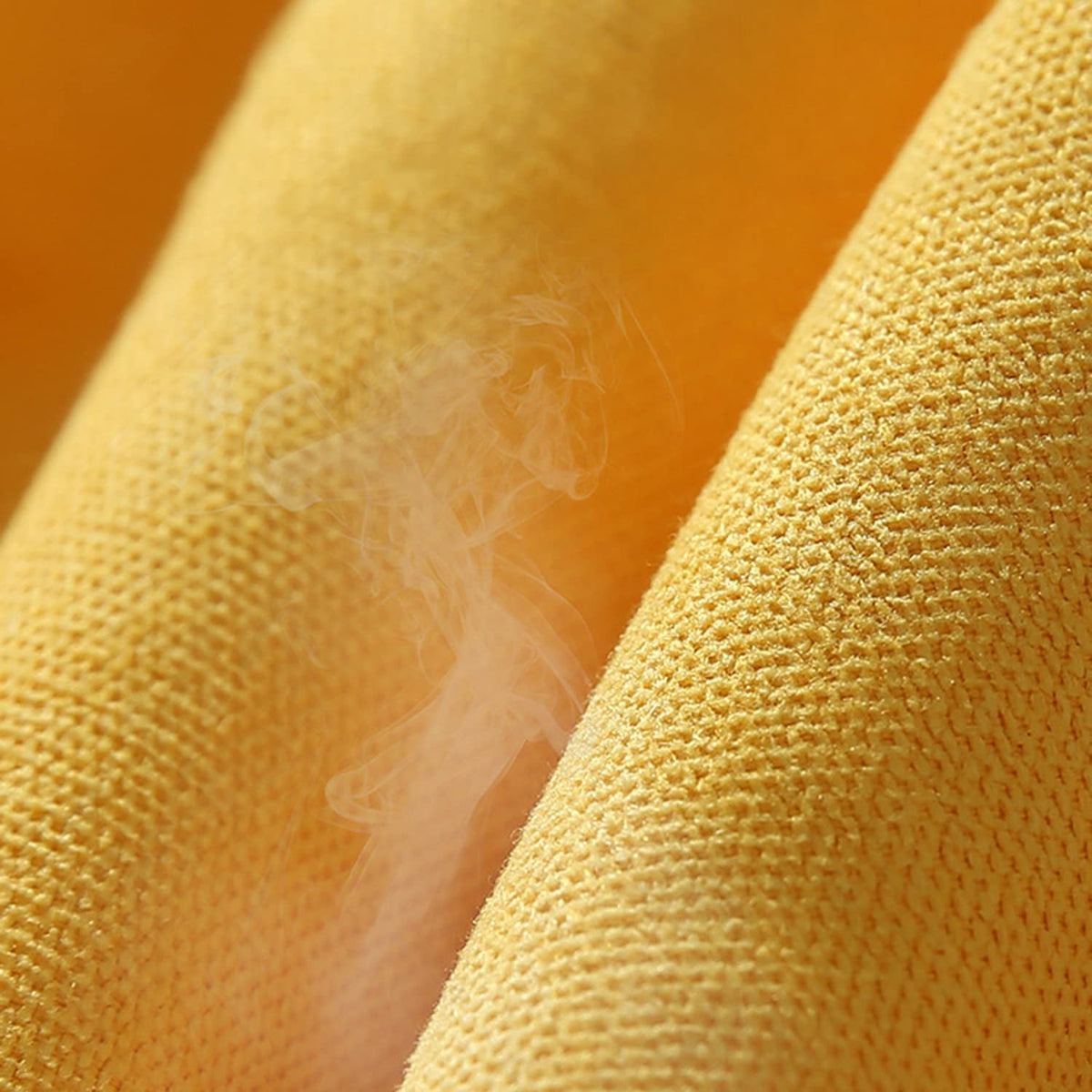 Yellow Bean Bag Chair Cover Only Washable Stuffed Animal Storage 90x110cm S307537