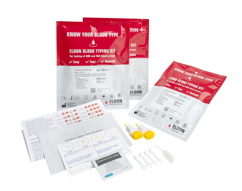Blood Typing Kit 3 Test Pack W36265