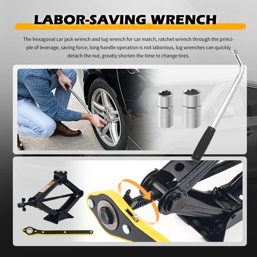 2 Ton Scissor Jacks Set O308704