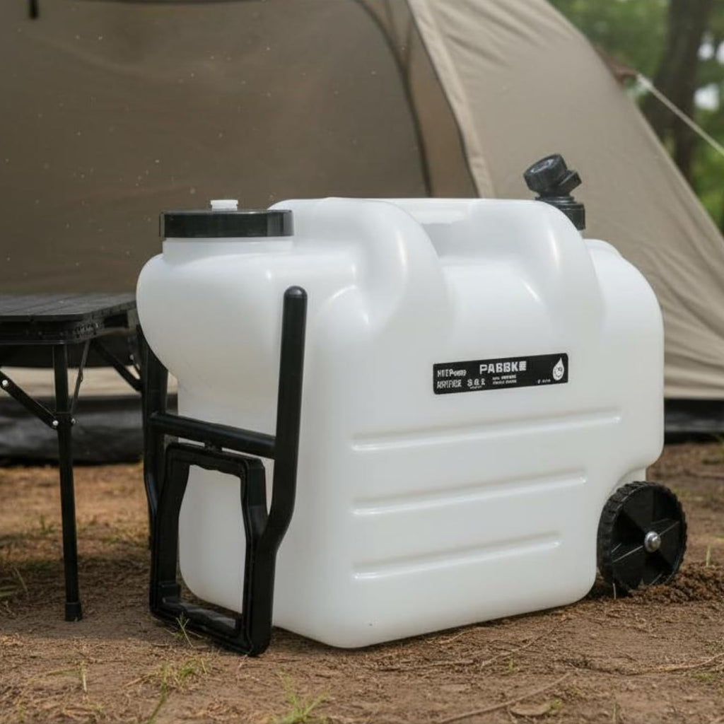 Portable Water Dispenser with Faucet Wheels Large Capacity D33151