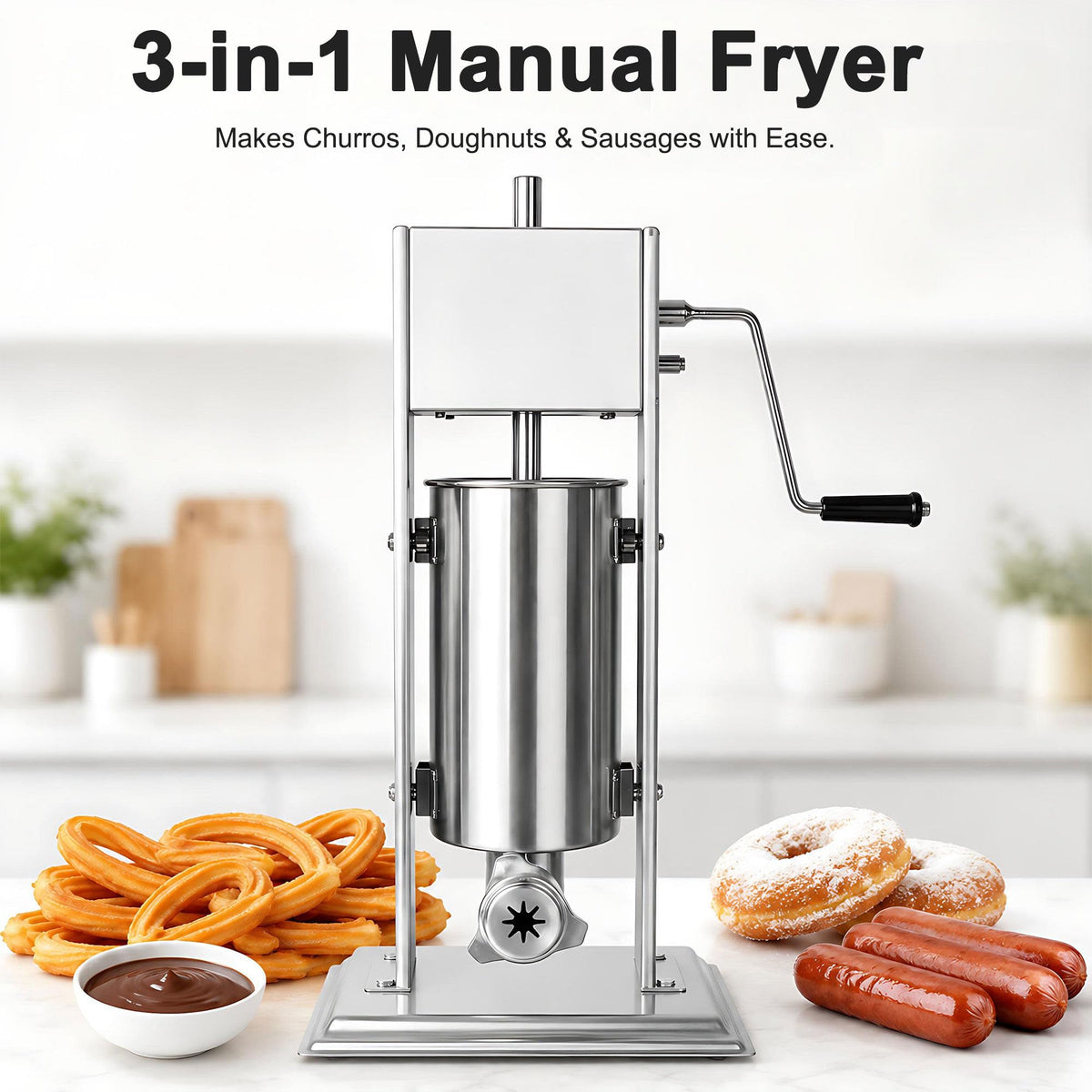 3L 304 Stainless Steel Sausage Stuffer V448949