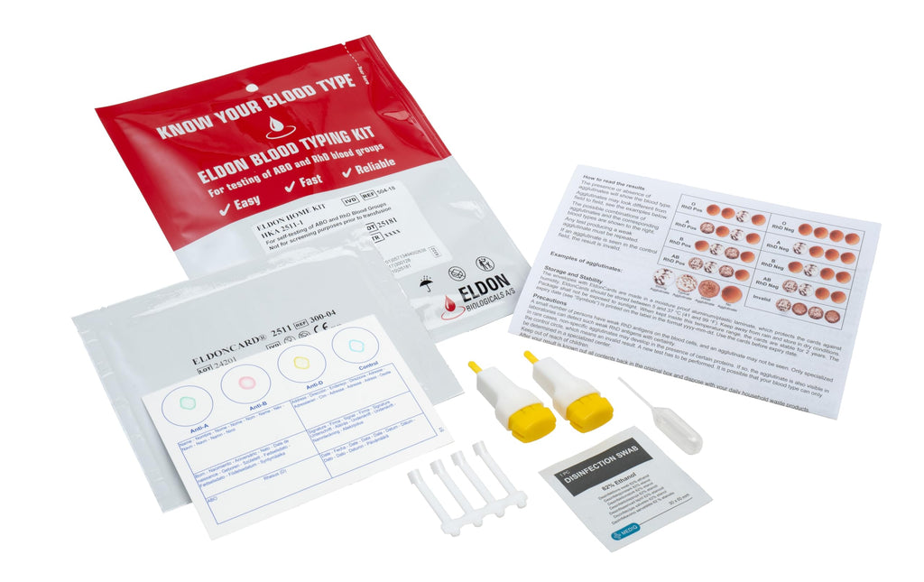 Blood Typing Kit 3 Test Pack W36265