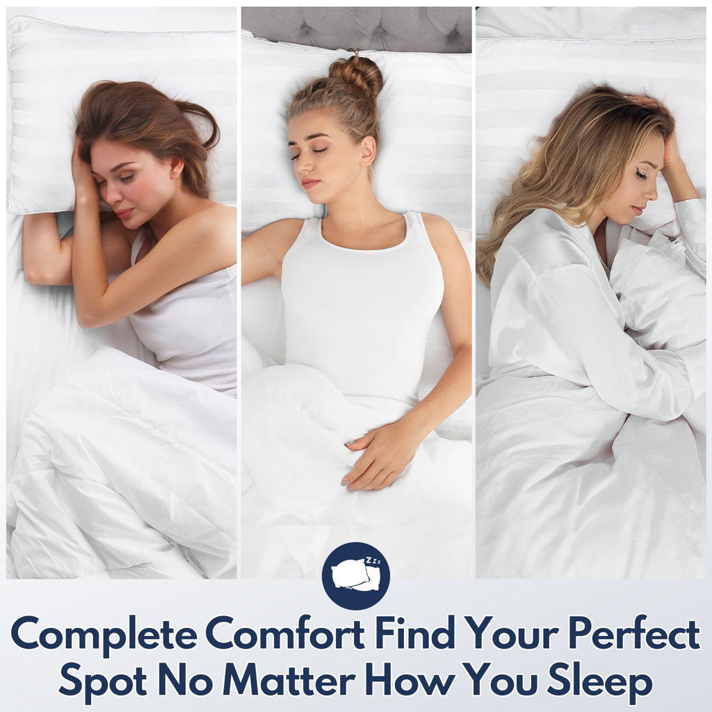 King Pillows Set of 2 Cooling Down Alternative Medium Firm T3880