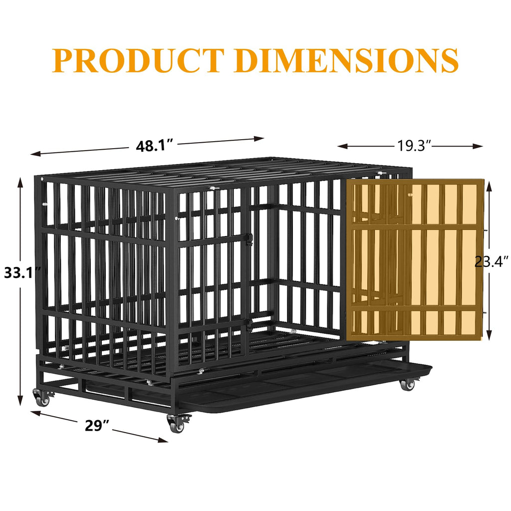 48 Inch Heavy Duty Dog Crates J4392