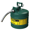 Green Galvanized Steel Safety Can F71408