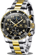 Mens Stainless Steel Waterproof Analog Watch X968539