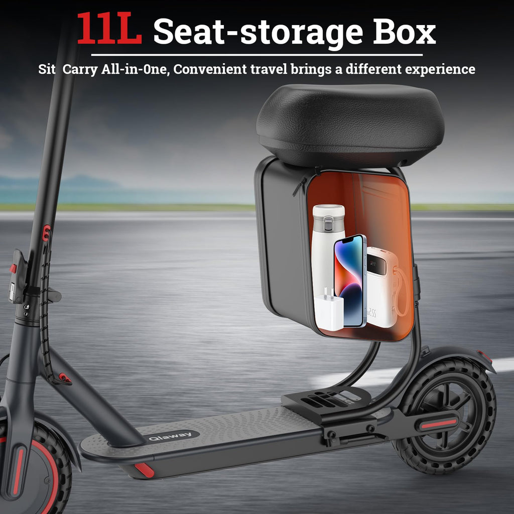 Electric Scooter with 350W/500W Motor, 16-22 Miles Range, Folding K4712