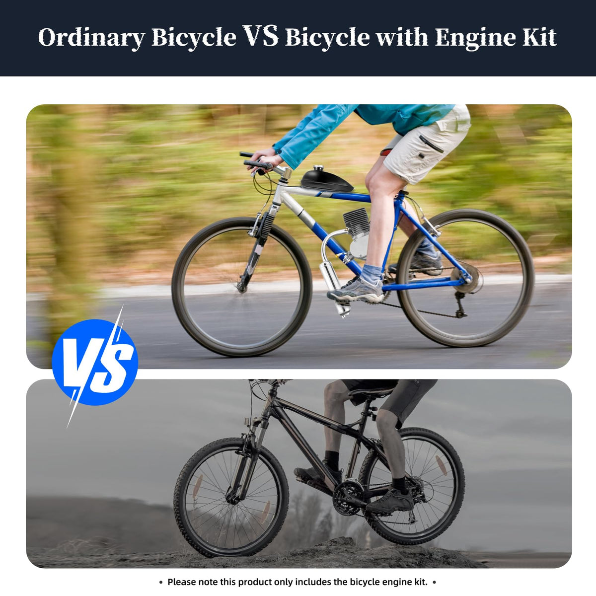 100cc 2 Stroke Bicycle Engine Motor Kit with 36 Tooth Sprocket E8163