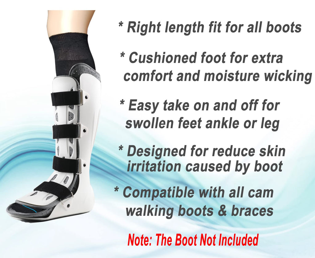 2 Pairs Replacement Sock Liner for Walking Boot F9065