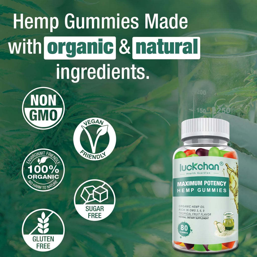 High Potency Organic Hemp Gummies 2 Packs P32970