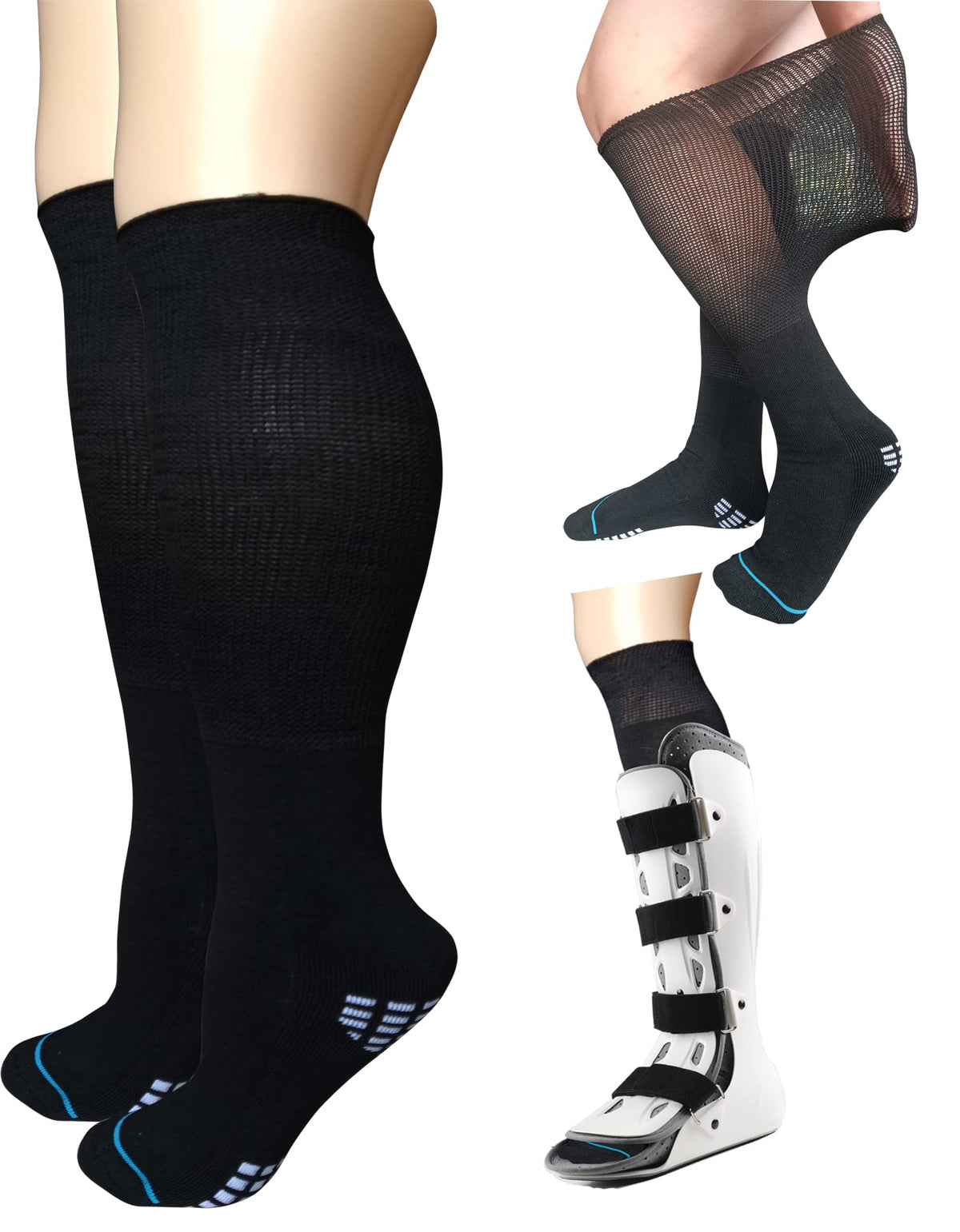 2 Pairs Replacement Sock Liner for Walking Boot F9065
