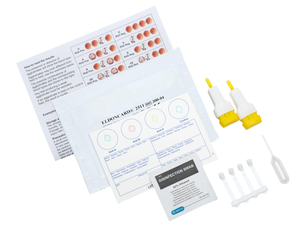 Blood Typing Kit 3 Test Pack W36265